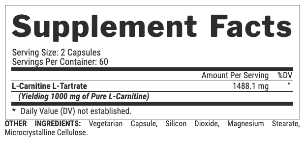 Nutrex Research Lipo 6 carnitine-60Serv.-120Caps.