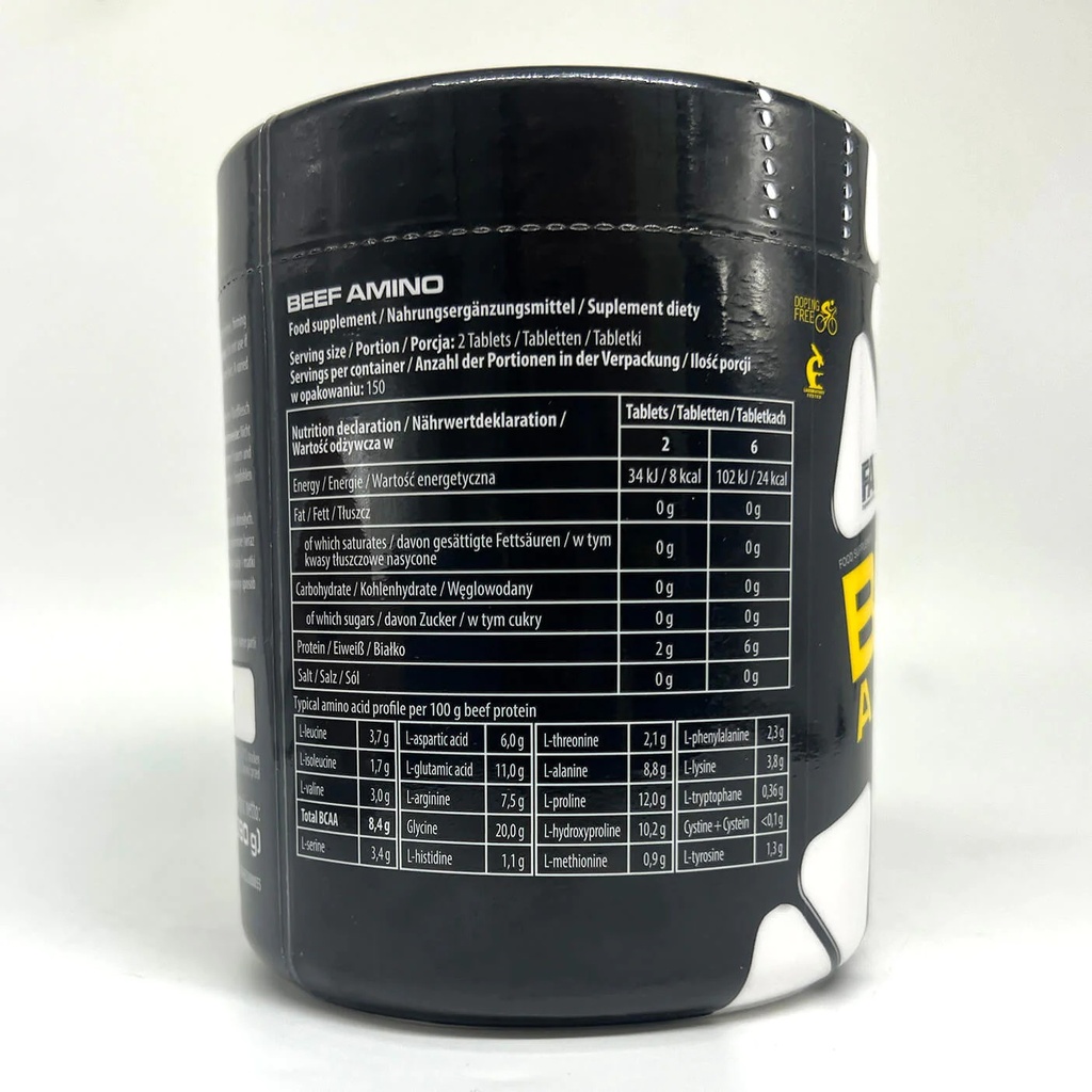 FA Nutrition Beef Amino 300 Tablets