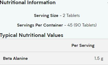 My Vitamin-Beta-Alanine-Tablets