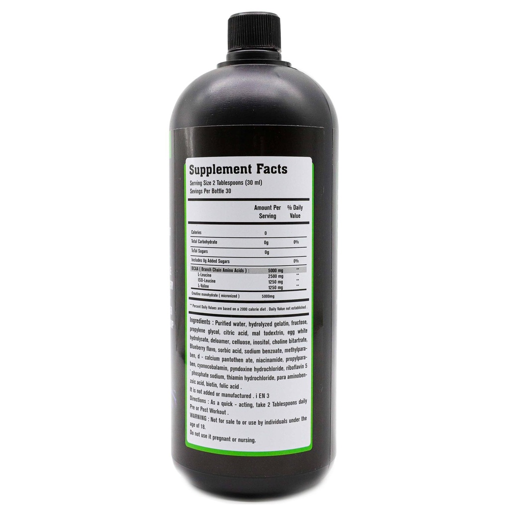 X-Supplement xbooster Pre-Workout Liquid -945Ml-21Serv Blueberry