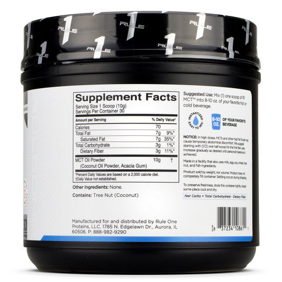 Rule 1 MCT Keto Powder-30 Serving