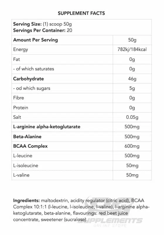 Nuclear Nutrition Carbo Fuel 1 kg‏