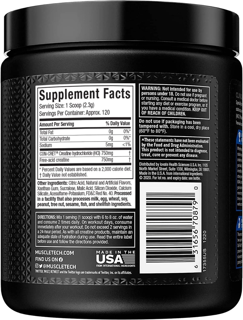 Muscletech Cell Tech Creactor -274G-Fruit Punch