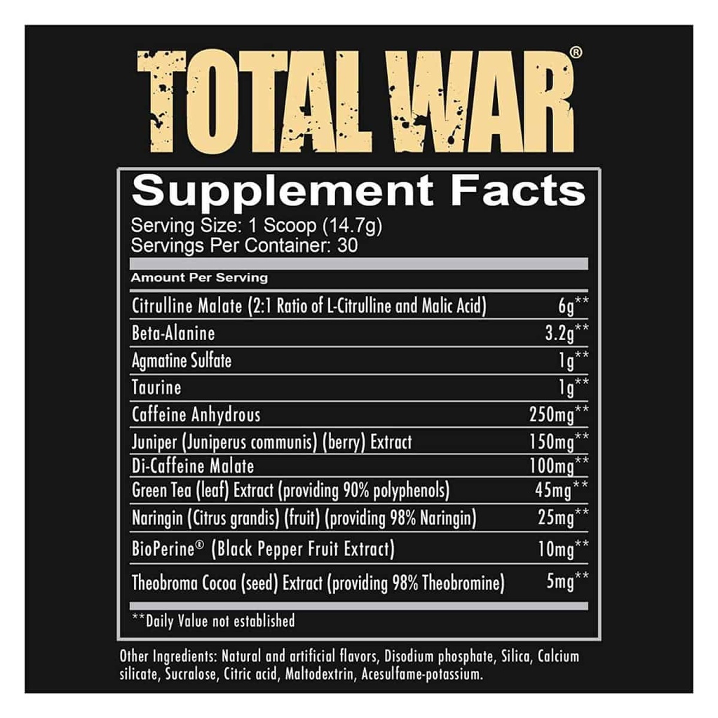Total War Limited Editions 30 Servings- Out Door Punch