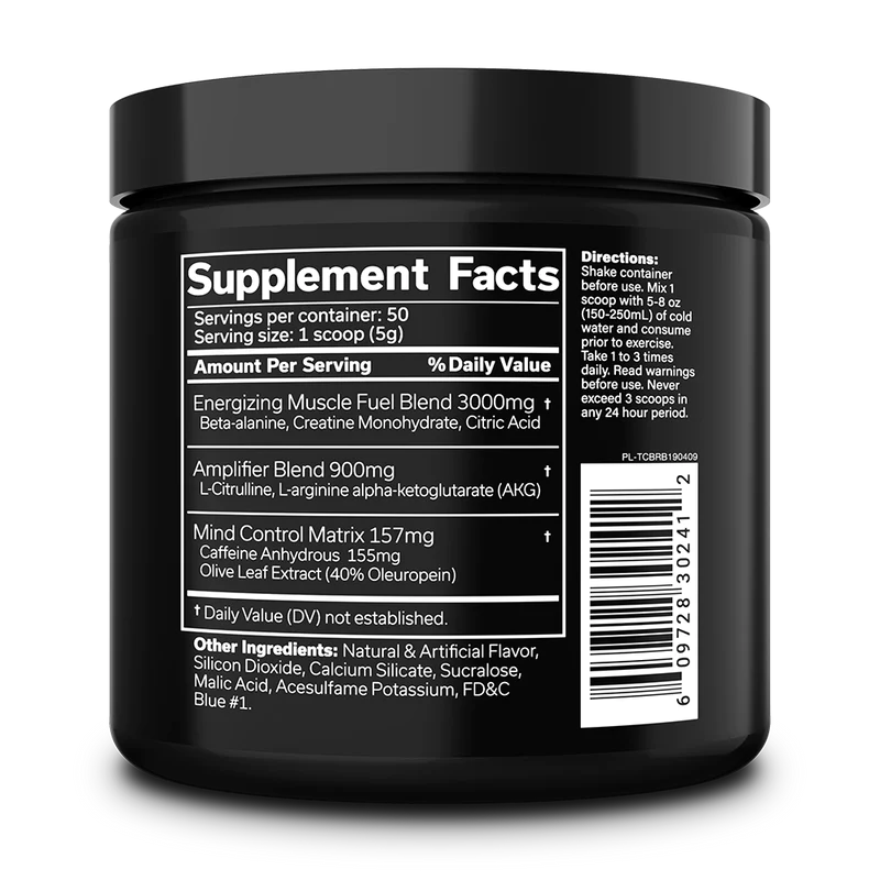 JNX Sports, The Curse, Pre-Workout, 8.8 oz (250 g)-Blue Raspberry