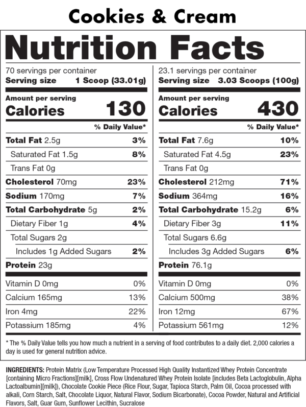 San Titanium Whey-70Serv.-2.7G- Cookies& Cream