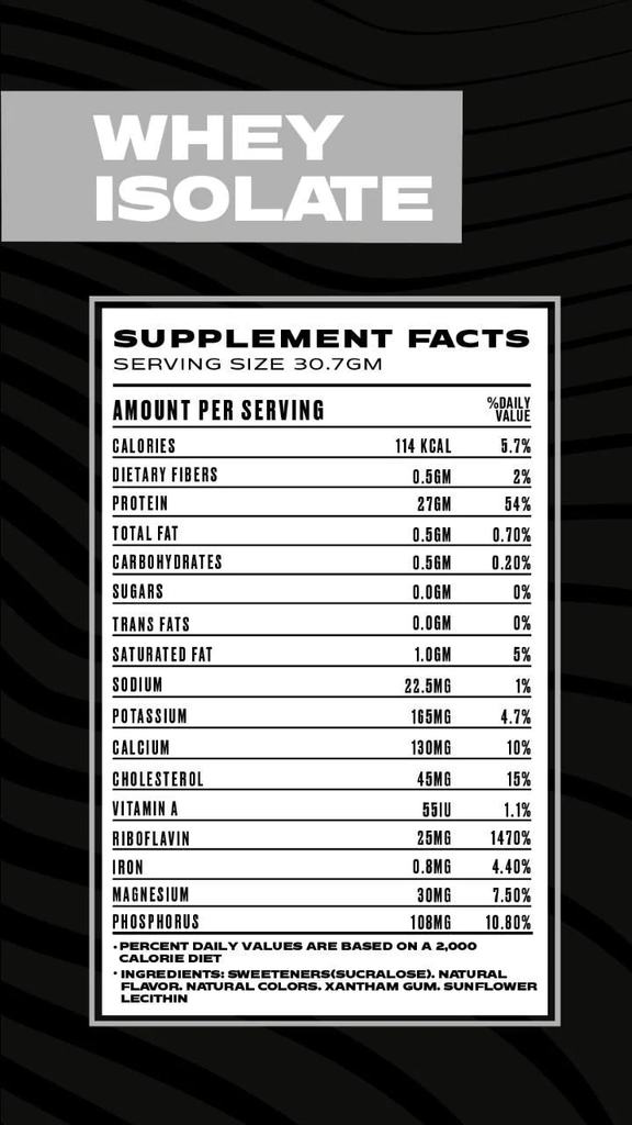 Gainz ISO Core - 1 Kilo - 32 servings‏ Strawberry