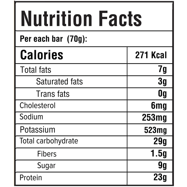 Organic Nation Secrets Protein Bar-1Serv.-70G-Blueberry Cheese Cake
