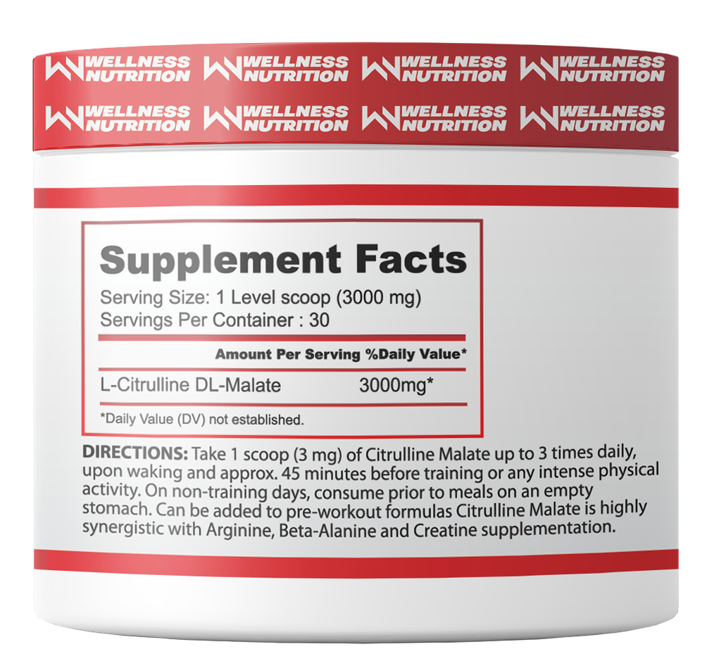 Wellness Nutrition Citrulline Malate-30 Serv-90G
