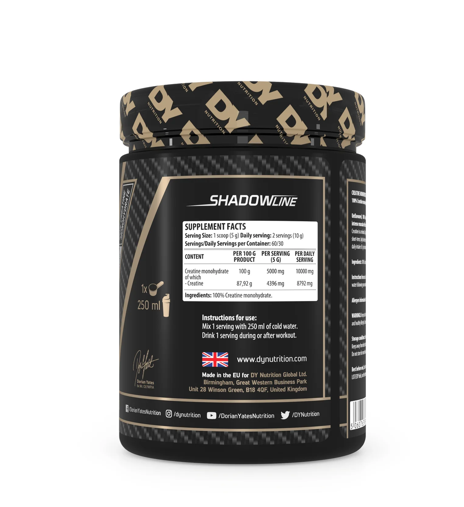 Dy Nutrition Monohydrate Creatine-60Serv.- 300G.-Unflavored
