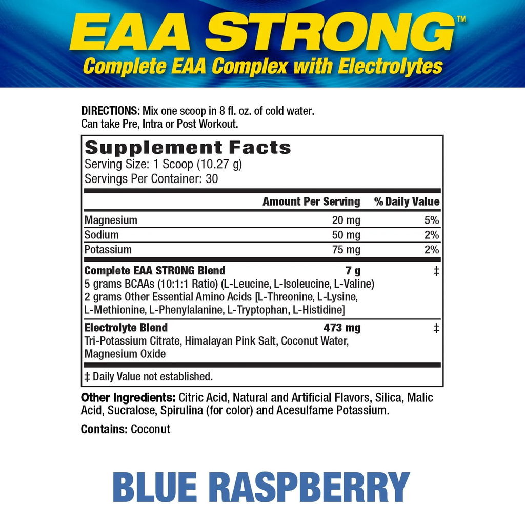 Mhp - EAA Strong - Blue Raspberry - 30 serving