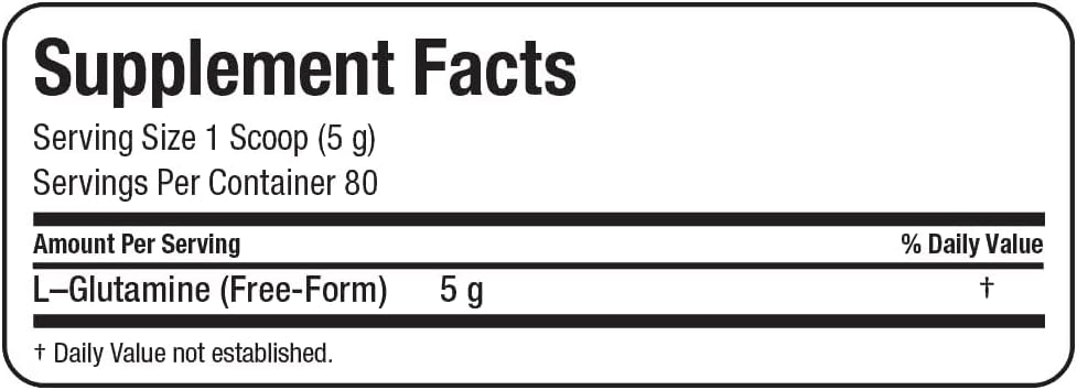 All Max Essentials Glutamine 400G - 80Serv