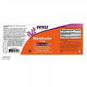 Now Melatonin 60 Capsules 3Mg