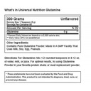 Universal Glutamine Pure L-Glutamine Powder 60 serv - 300g