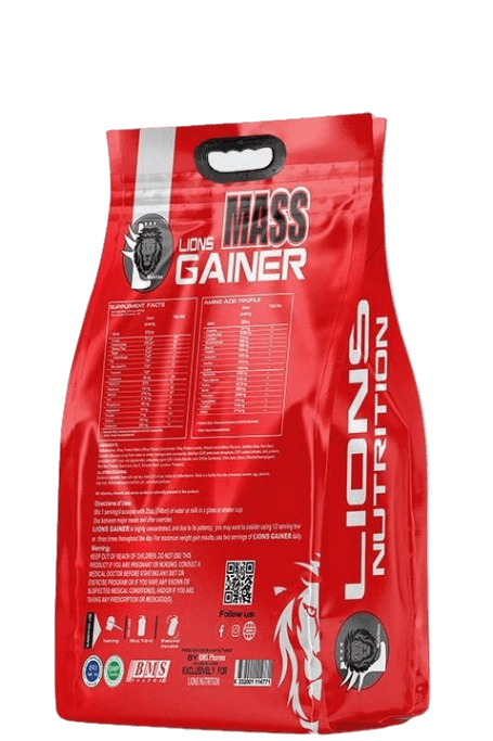 Lions Nutrition Mass Gainer - 20serving - 5Kg (Vanilla Ice Cream)