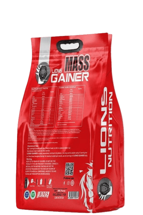 Lions Nutrition Mass Gainer 20Serving - 5Kg (Cookies Chocolate)