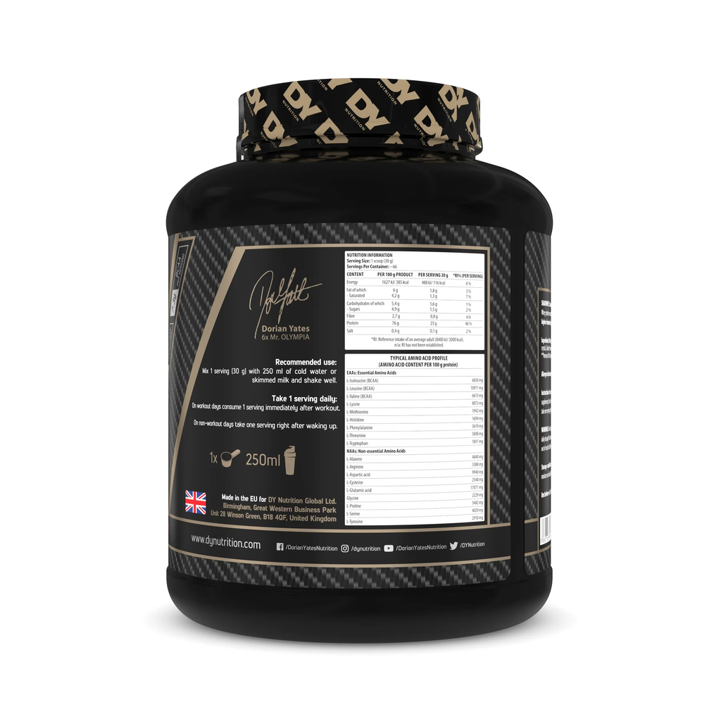 DY Nutrition Shadowhey 100% Whey Protein Concentrate-66Serv.-2000G.-Cookies&Cream