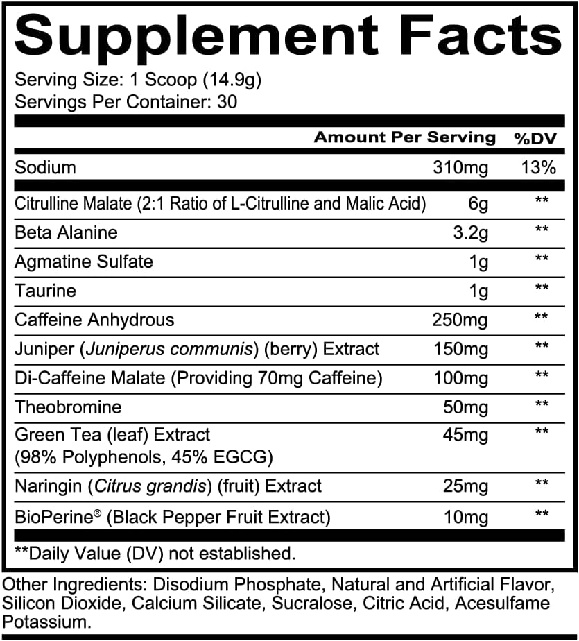 Redcon1 Total War Preworkout-30Serv.-441G-Strawberry Kiwi