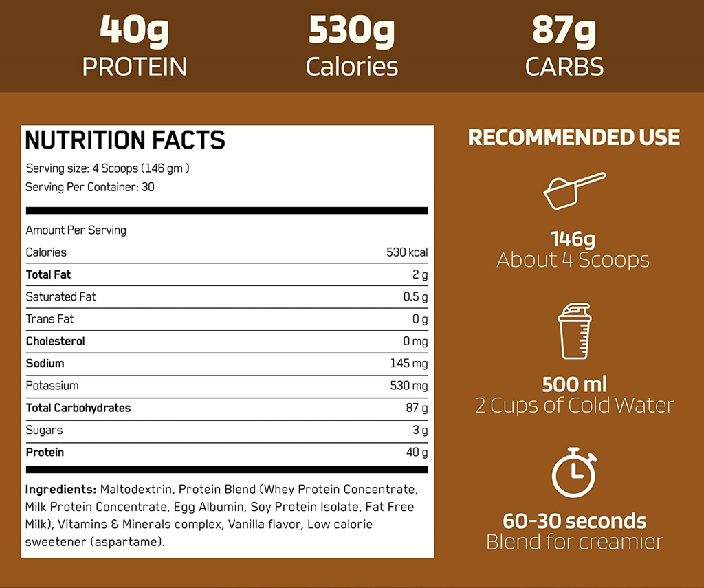 Advanced Mass Maker - 18 Serv. -2.628 kg-Chocolate