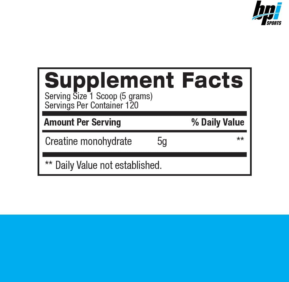 Bpi Sport Creatine Micronized 100% Pure-120 Serv.-Unflavored