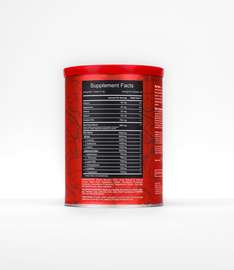 Big Ramy Labs Red Rex EAA+Creatine HCL 429 g-30Serv. Mango