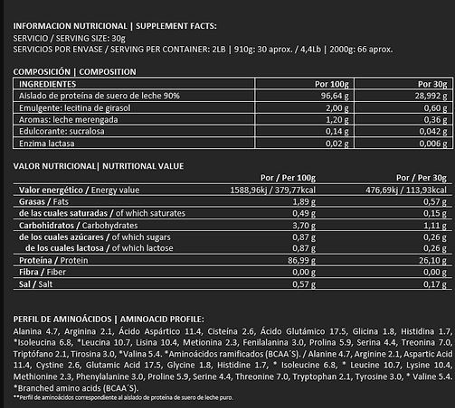 Big Man Zero Isolate Whey-66 Serv. -2KG.-Vanilla