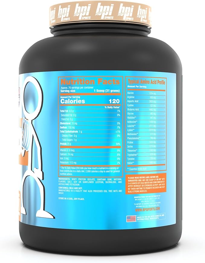 Bpi Iso HD Pure Isolate Protein -Vanilla Cookie-70 Ser