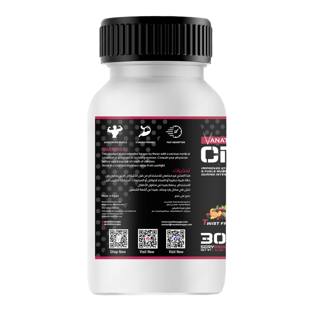 Vanation Creatine HCL 30 Serv.-Twist Fruits