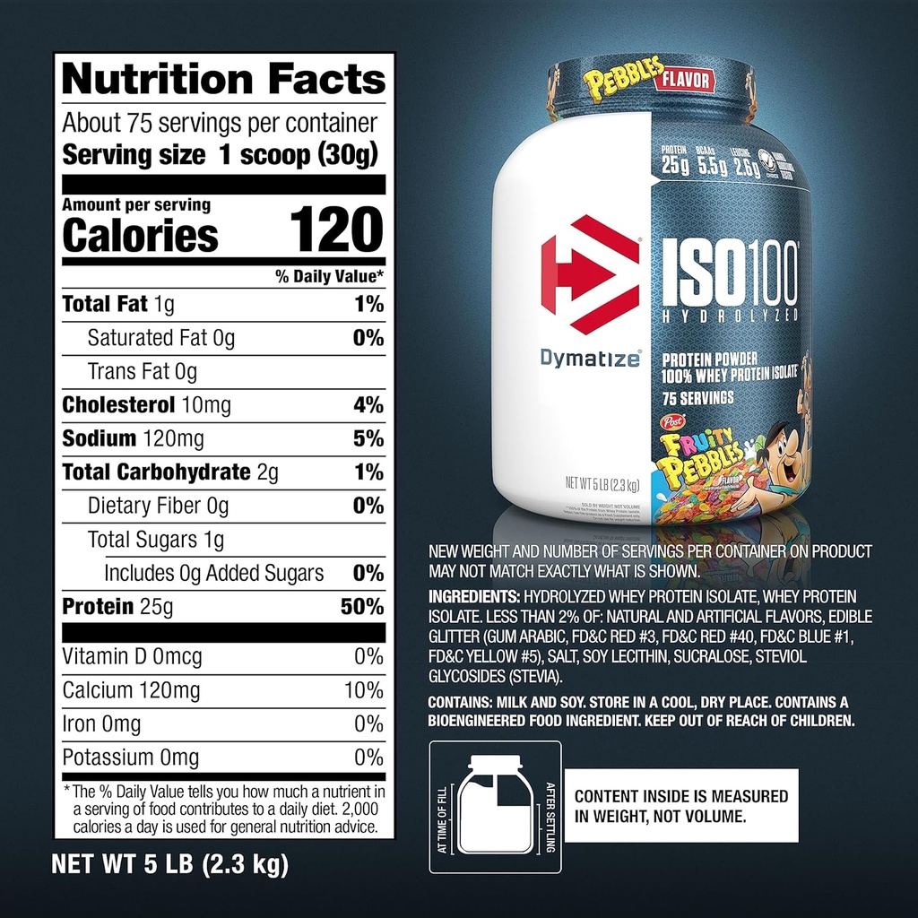 Dymatize ISO100-75Serv.-2.3KG- Fruity Pebbles