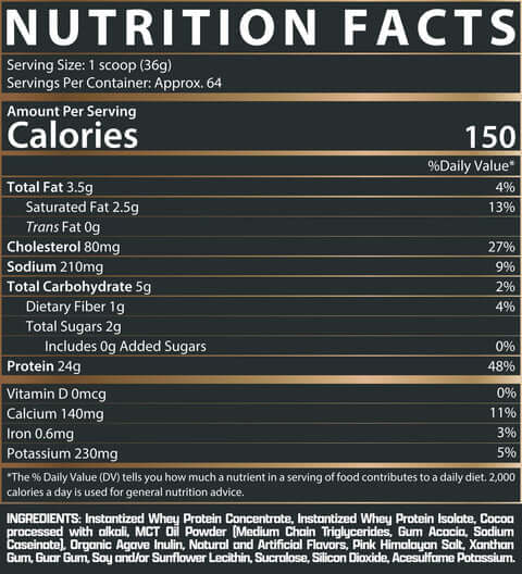 100% Pure Whey Protein Powder – Nutrex Research – Premium Muscle Support
