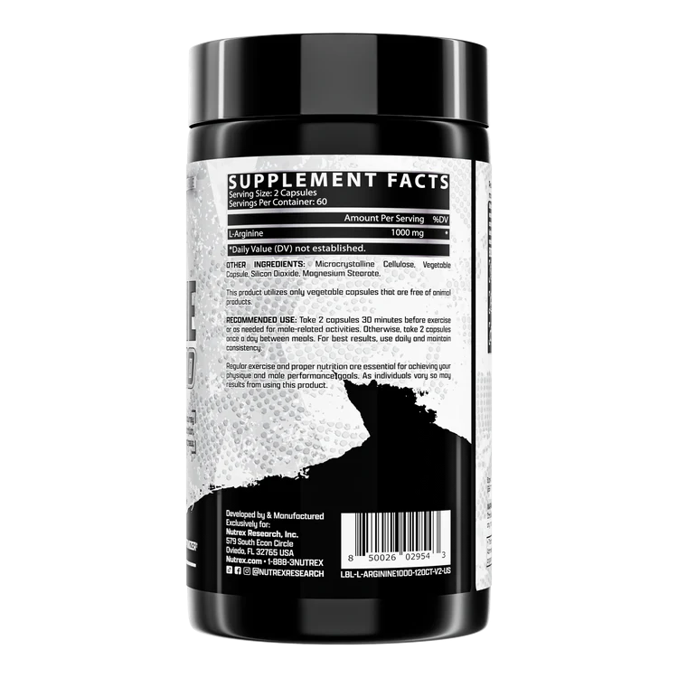 Nutrex Research L-Arginine 1000 – Grunt Nutrition