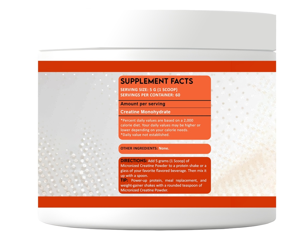 G-Force Creatine Monohydrate 5000MG -60Serv.