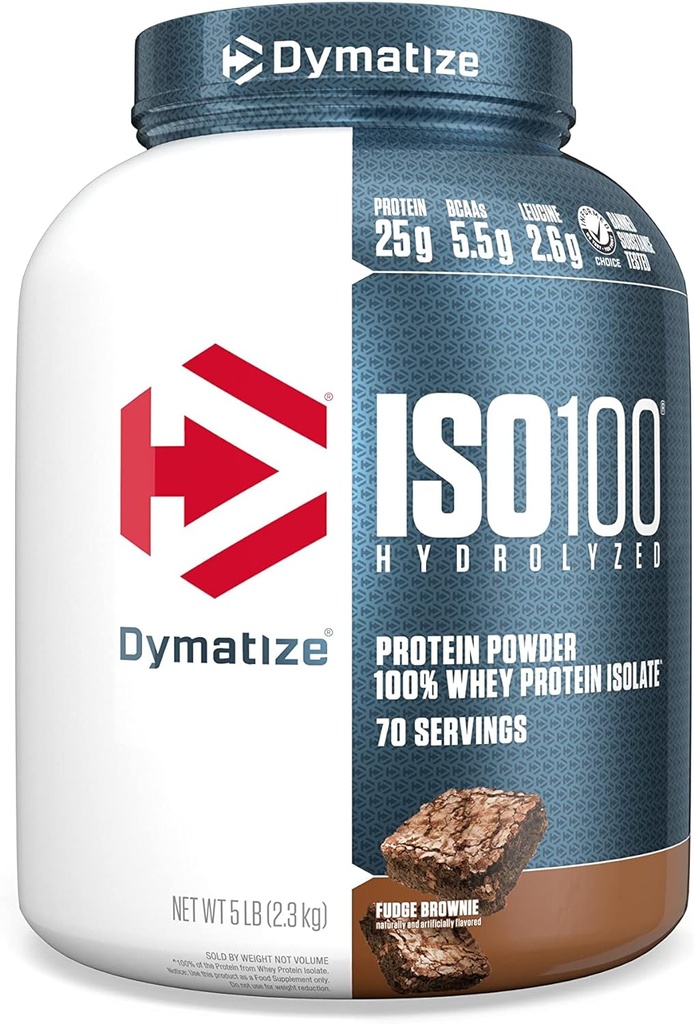 Dymatize ISO100-2.3KG. -70Serv.-Fudge Brownie