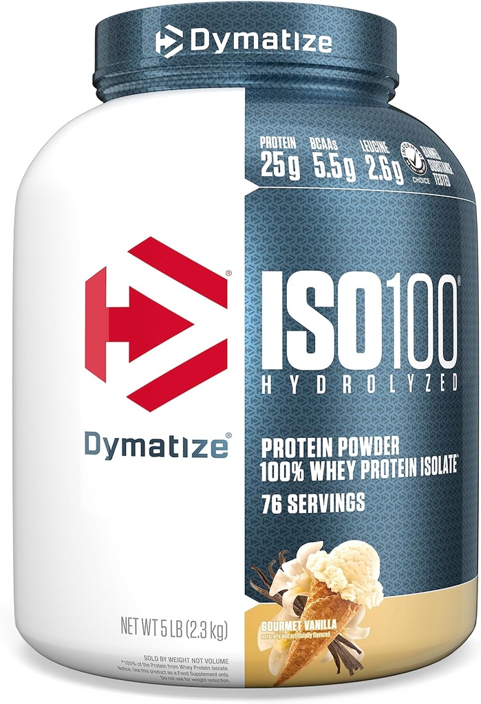 Dymatize ISO100-2.3KG. -76Serv.-Gourmet Vanilla