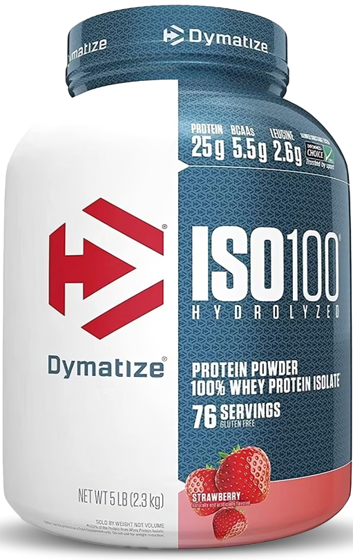 Dymatize ISO100 - 2.3KG. -76Serv. -Strawberry