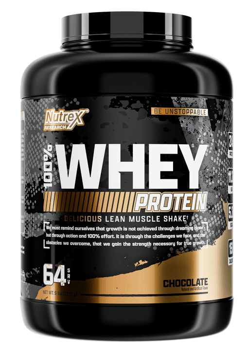 Nutrex Research 100% Pure Whey Protein Powder Premium Muscle Support- Chocolate