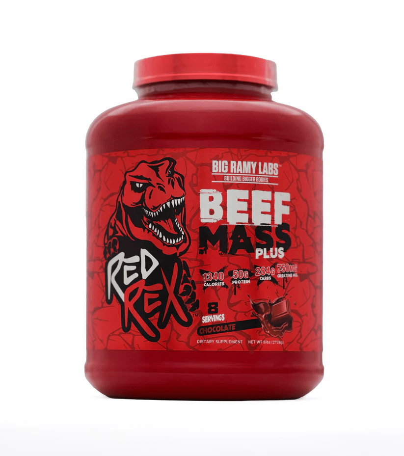 Big Ramy Labs Red Rex Beef Mass Plus-2.71KG-8serv.-Chocolate