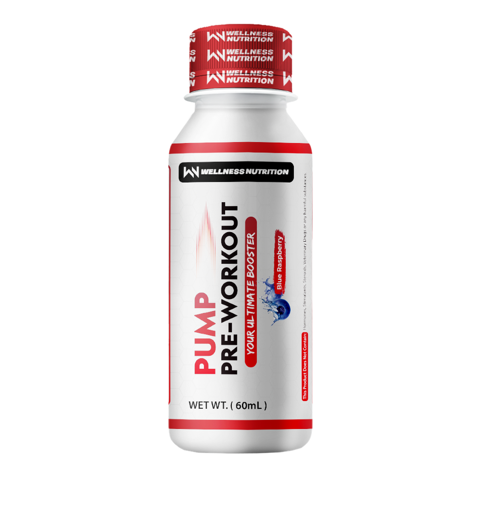 Wellness Nutrition Pump Pre-Workout Shot -60Ml-BlueBerry