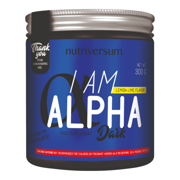 Nutriversum I am Alpha – 300 g DARK Lemon-Lime