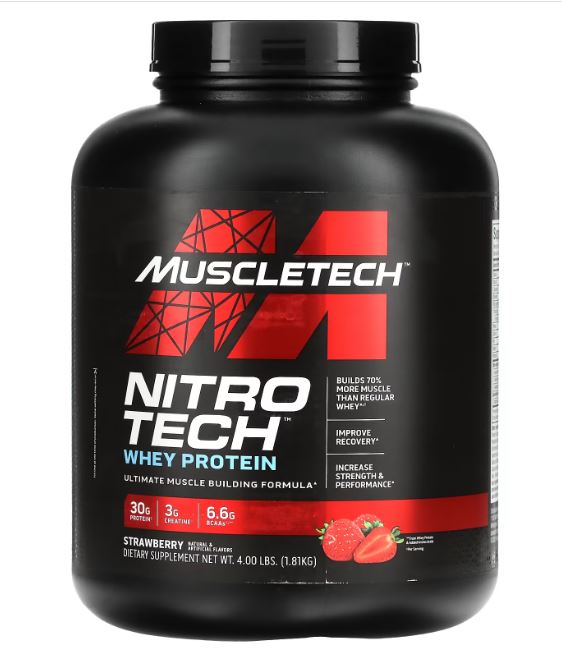 Muscletech NitroTech-41 serv-1.80Kg Strawberry