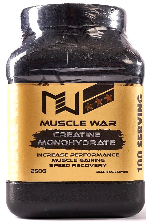 Muscle War Nutrition Creatine Monohydrate -100Serv.-250g Unflavored