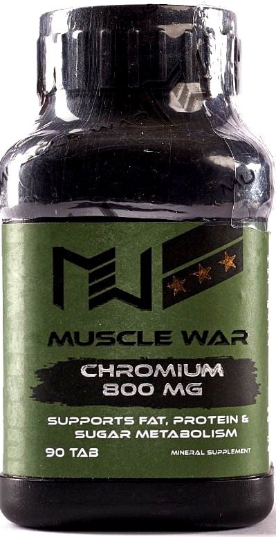 Muscle War Chromium 800 mg 90 Tablets