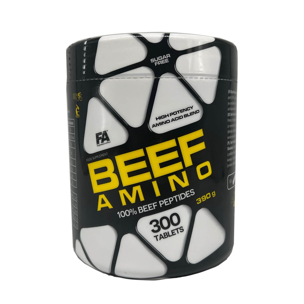 FA Nutrition Beef Amino - 300 Tablets