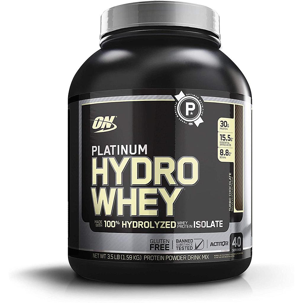 Optimum Nutrition Platinum Hydro Whey-40Serv.-1.59KG-Turbo Chocolate
