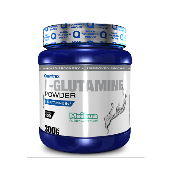 Quamtrax L-Glutamine Powder 300G-100 Serv.