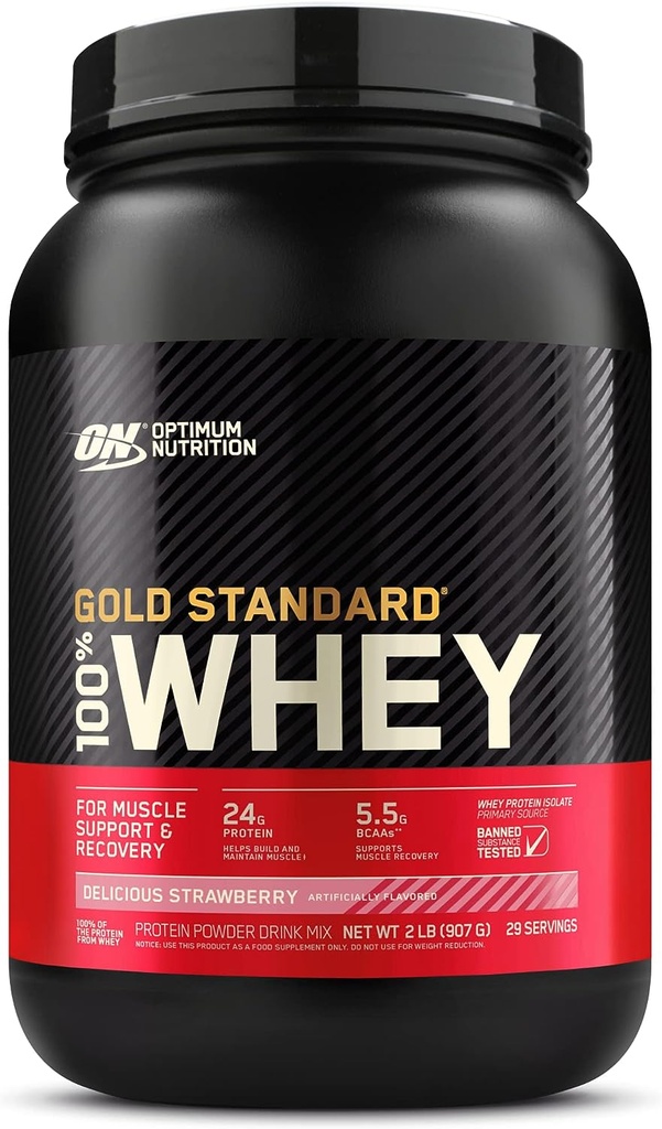 Optimum Nutrition Whey Gold Standard -1kg-Delicious Strawberry