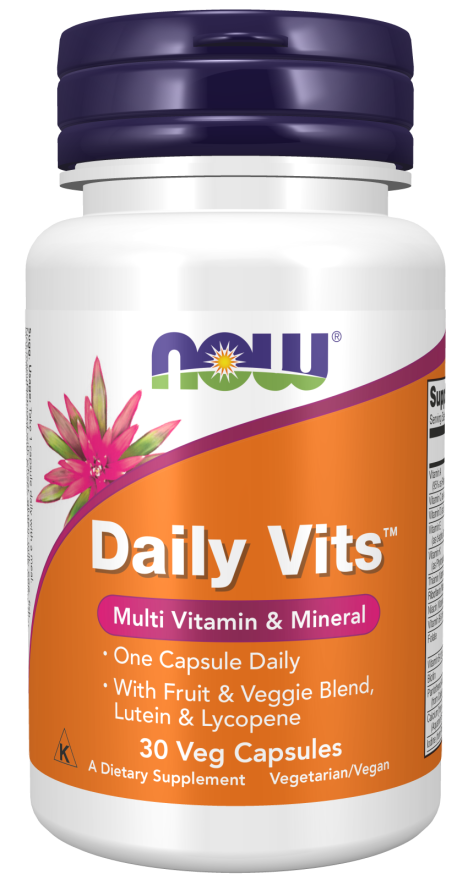 Now Daily Vits Multi Vitamin & Mineral- 30 Capsules