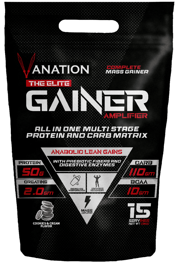 Vanation Elite Gainer 15  Serv. - 3000gm (Cookies & Cream)