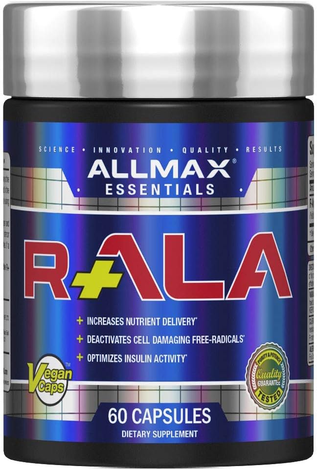 AllMax Nutrition - R-Alpha Lipoic Acid - R+Ala - 60 Capsules
