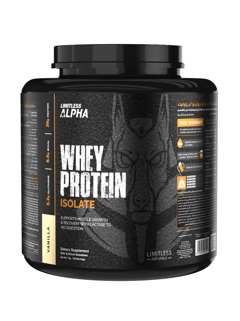 Limitless Alpha Whey Protein Isolate-1Kg-30Serv.-Vanilla